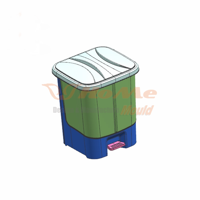 120L Plastic Trash Can Garbage Mould