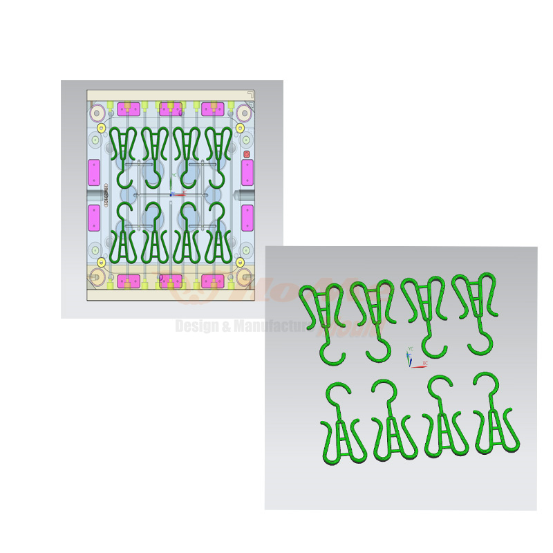 Plastic Shoe Drying Rack Injection Mould
