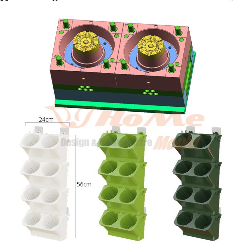Plastic Flower Pot mould Design form Hongmei Mould Plastic
