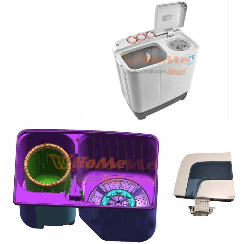 Plastic injection moulding for washing machine