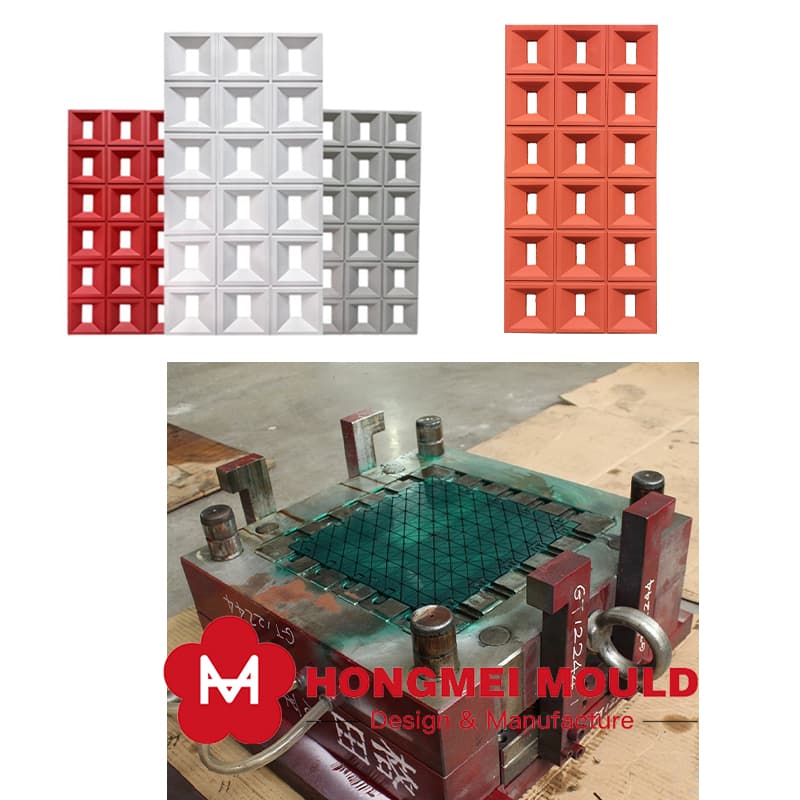 Concrete brick mould