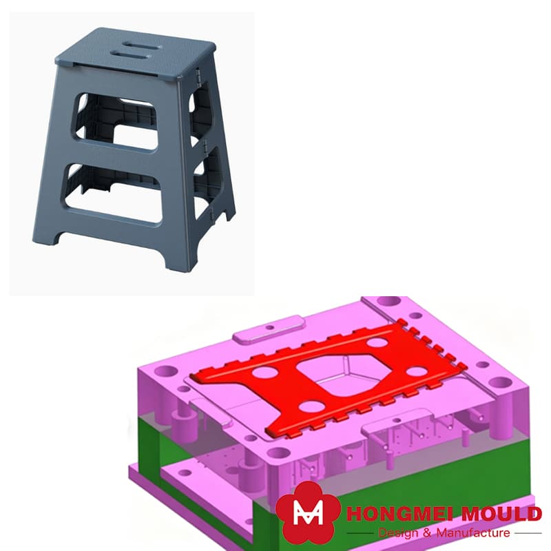 Folding Step Stool Mould