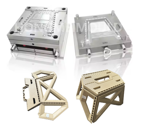 Folding Stool Plastic injection Mould Folding Stool Plastic injection Mould