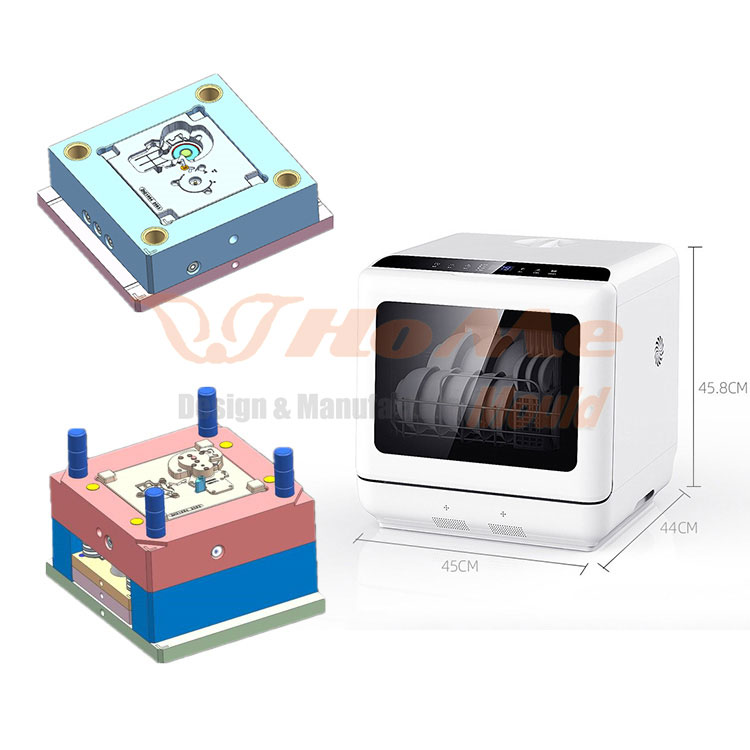 Kitchen Smart Appliance Dishwasher Cover Mould