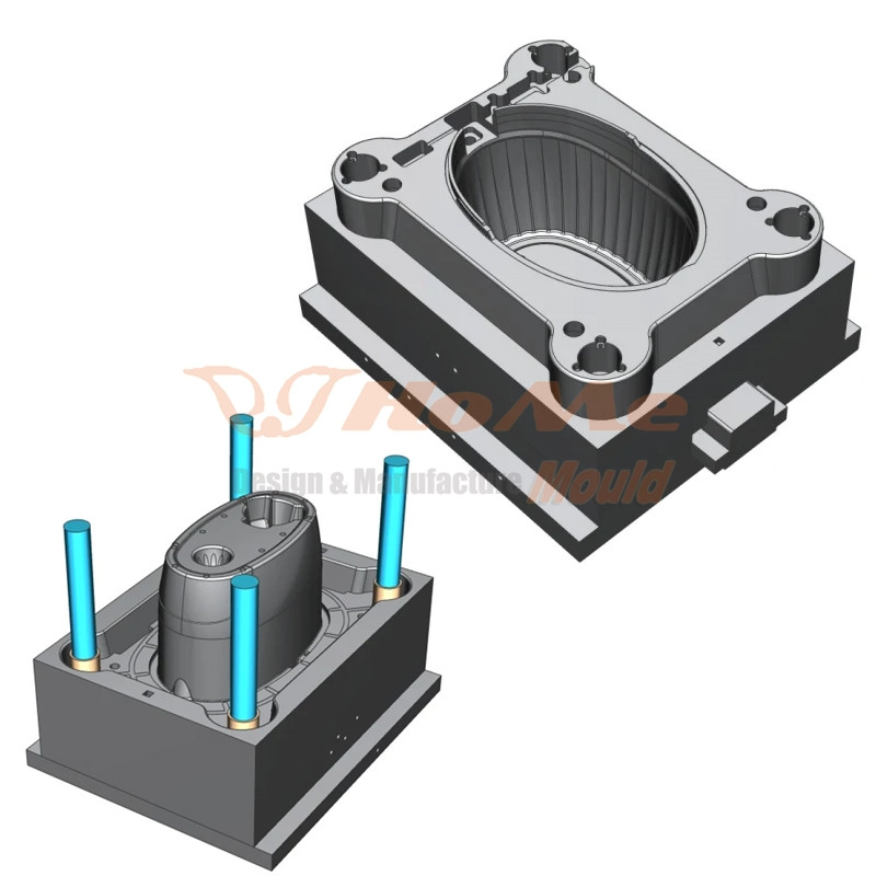 Mop Bucket Mould With Wheels
