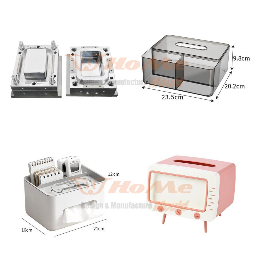 Multifunctional Plastic Tissue Box Mould