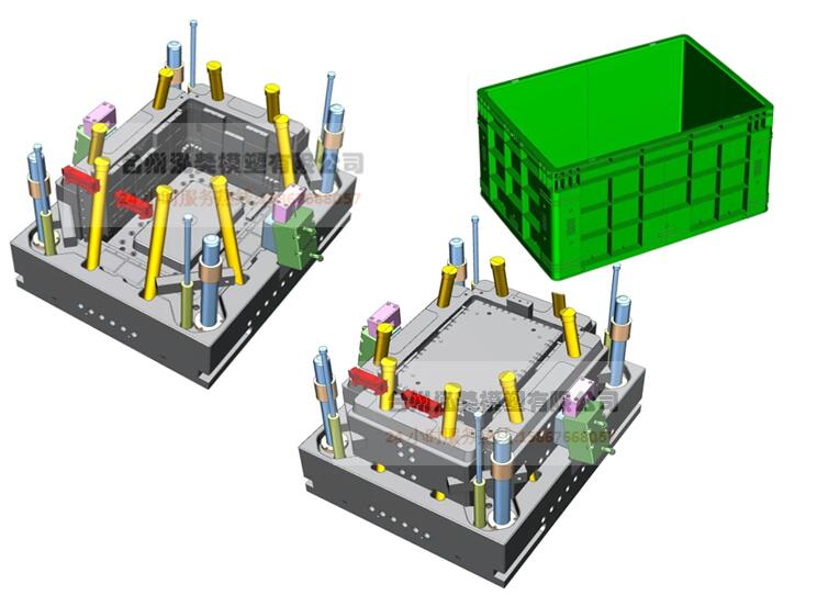 Plastic Bread Crate Injection Mould