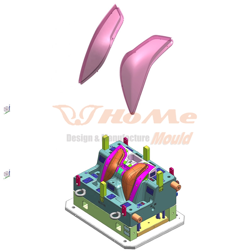 Plastic Car Red Color Light Mould