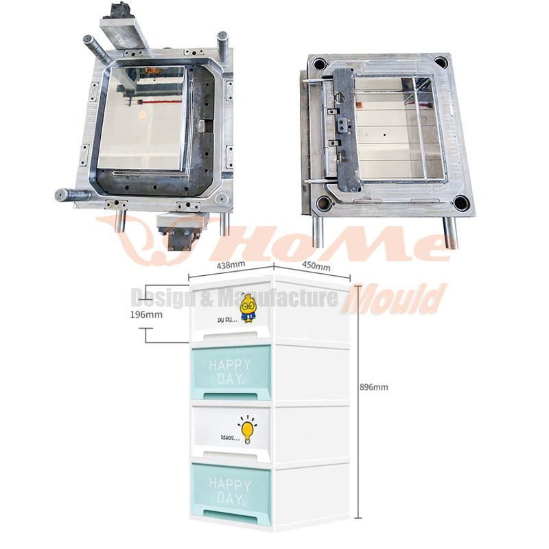 Plastic Drawer Cabinet Mould