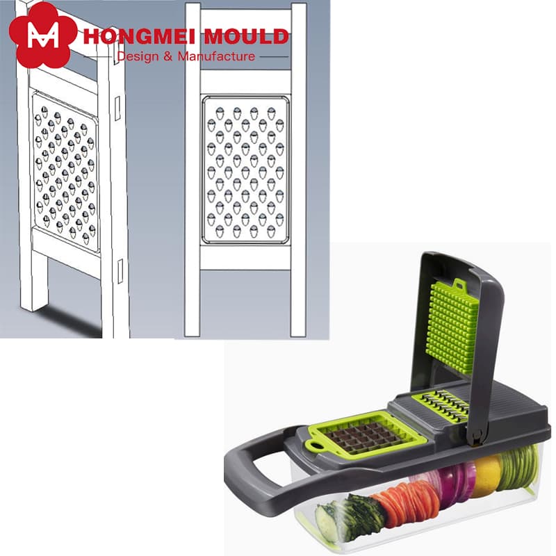Plastic grater injection mold