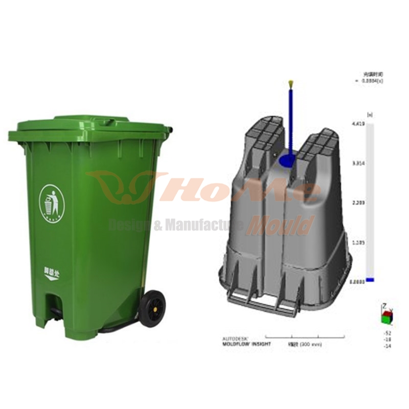 Plastic Industry Trash Bin Mould