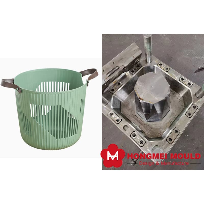 Plastic laundry basket injection mould