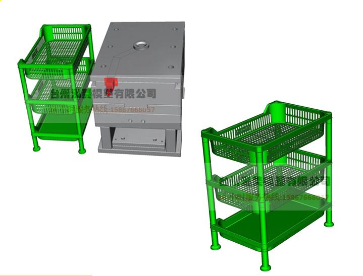 Plastic Mutli Storage Rack Mould