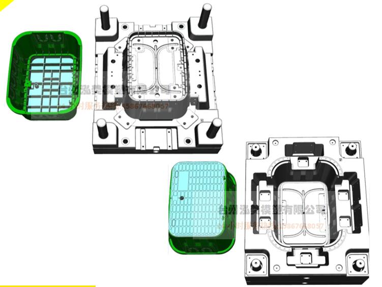 Plastic Rectangle Drain Basket Mould
