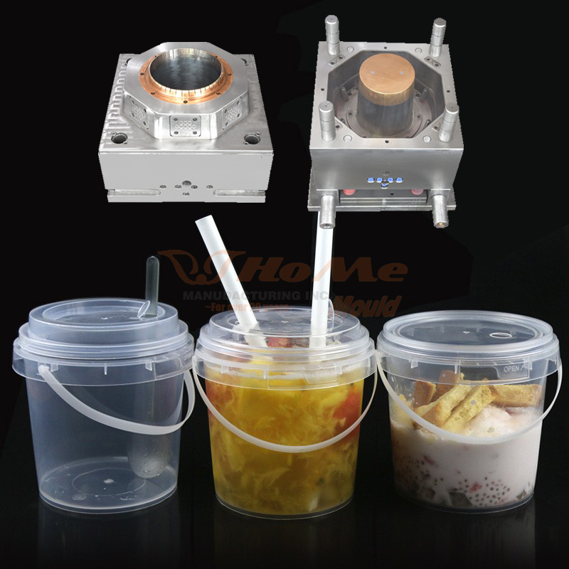 Plastic Tea Milk Pail Injection Mould