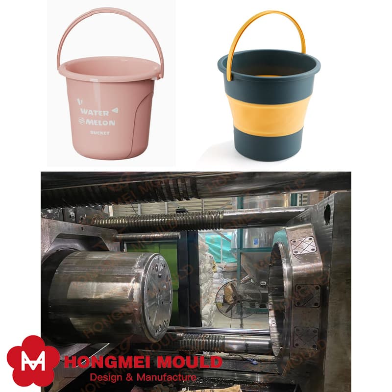 plastic water bucket injection mould