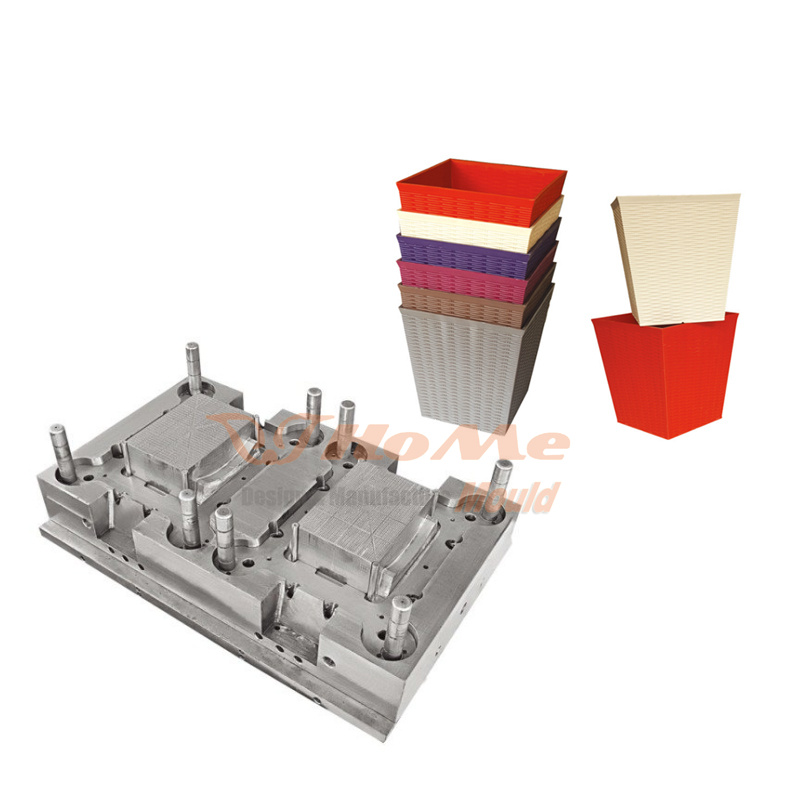 Rattan Plastic Flower Pot Mould